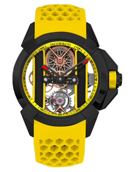 Fake Jacob & Co epic x bridges black steel yellow EX120.11.AH.AB.A watch Fake Jacob & Co epic x bridges black steel yellow EX120.11.AH.AB.A watch
